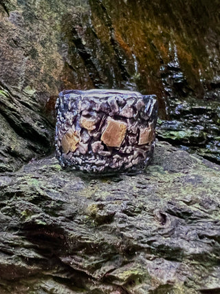 Light — The Maker Wide Band Ring in Silver & Gold