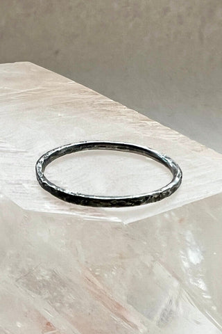 The Six Elements Goddess - Earth Silver Stacking Ring- 6 elements Studio