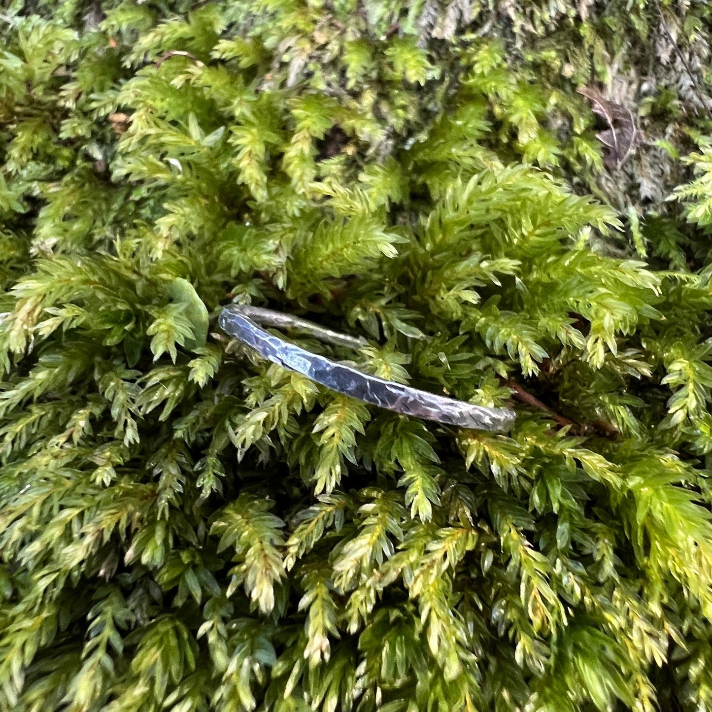 The Six Elements Goddess Collection - Earth Silver Stacking Ring- 6 elements Studio