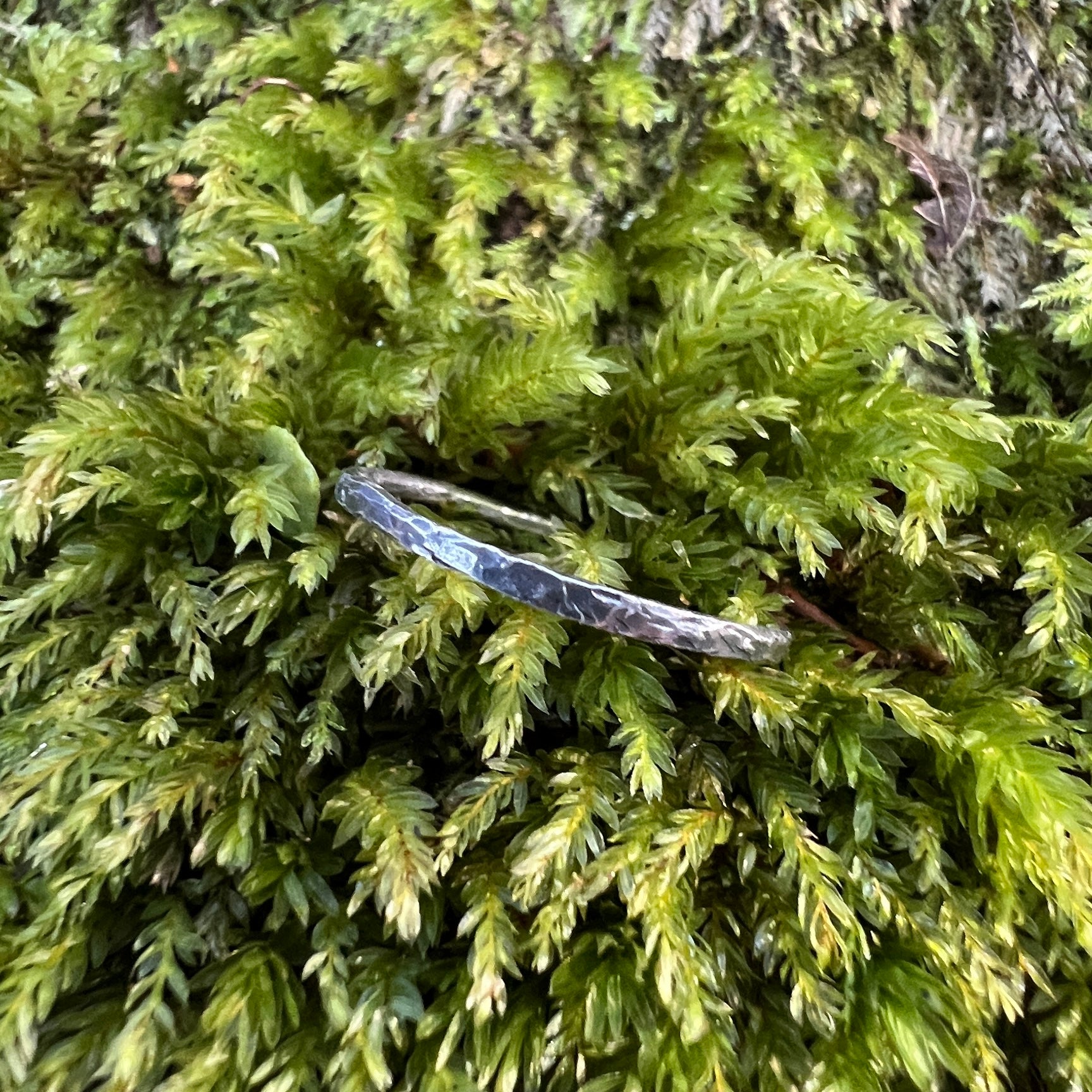 The Six Elements Goddess Collection - Earth Silver Stacking Ring- 6 elements Studio