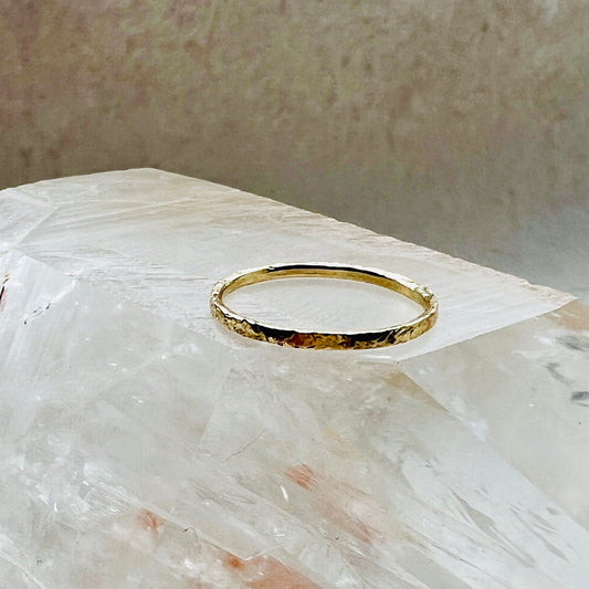 The Six Elements Goddess - Fire 9 ct gold Ring.