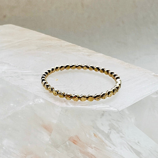 Six Elements Goddess - Light 9ct Gold Ring