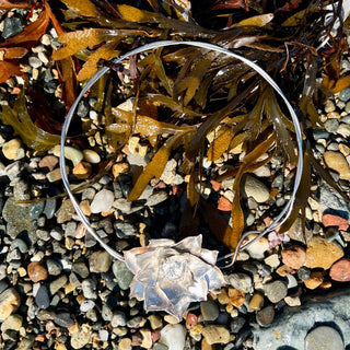 Lotus of Light: Silver Lotus Necklace - 6 elements Studio