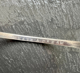 Personalised Sterling Silver Cuff Bracelet