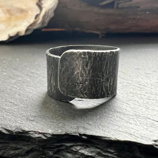 Men's Wide band Adjustable RIng - 6 elements Studio