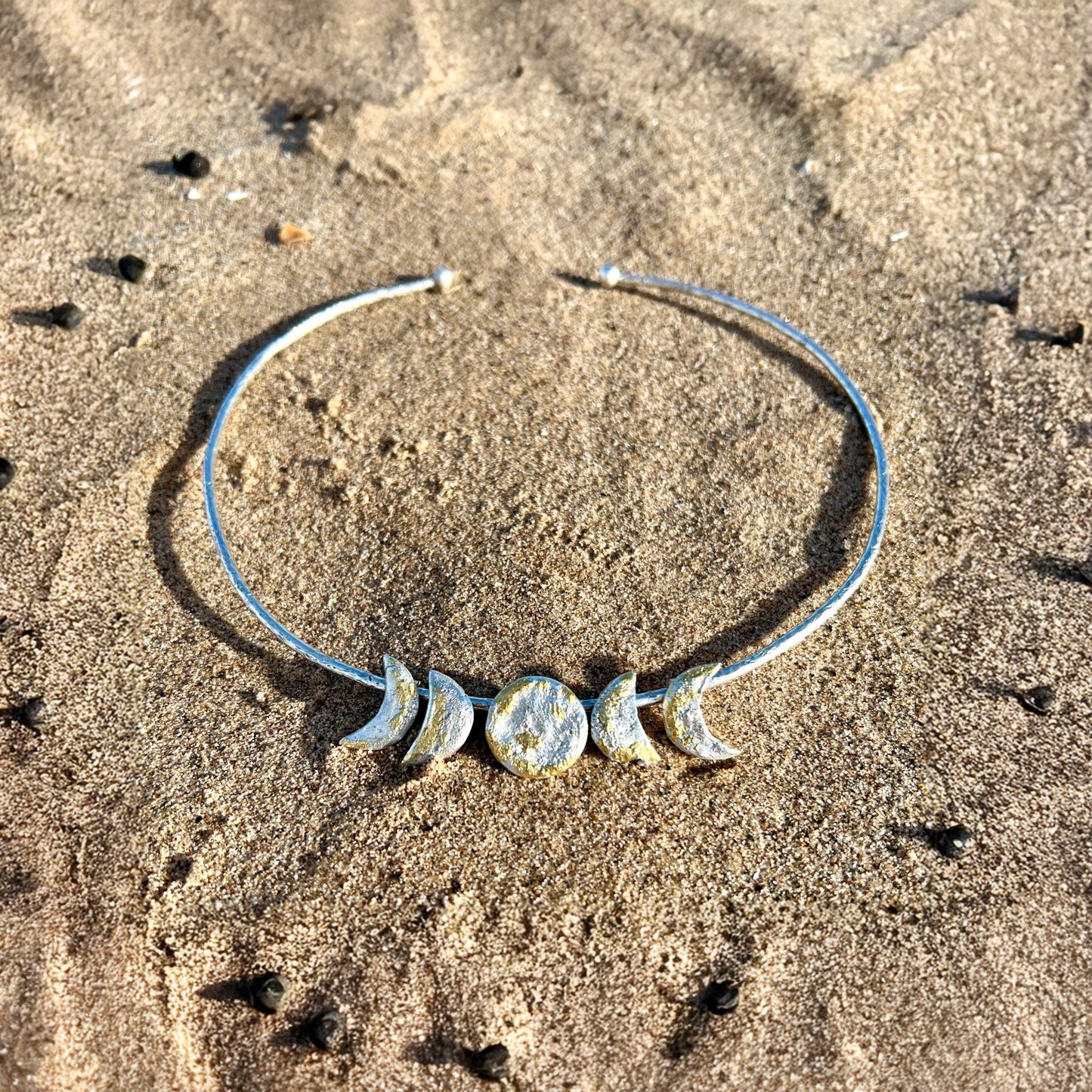 Moon Phases Choker — The Goddess in You Collection 6 elements Studio