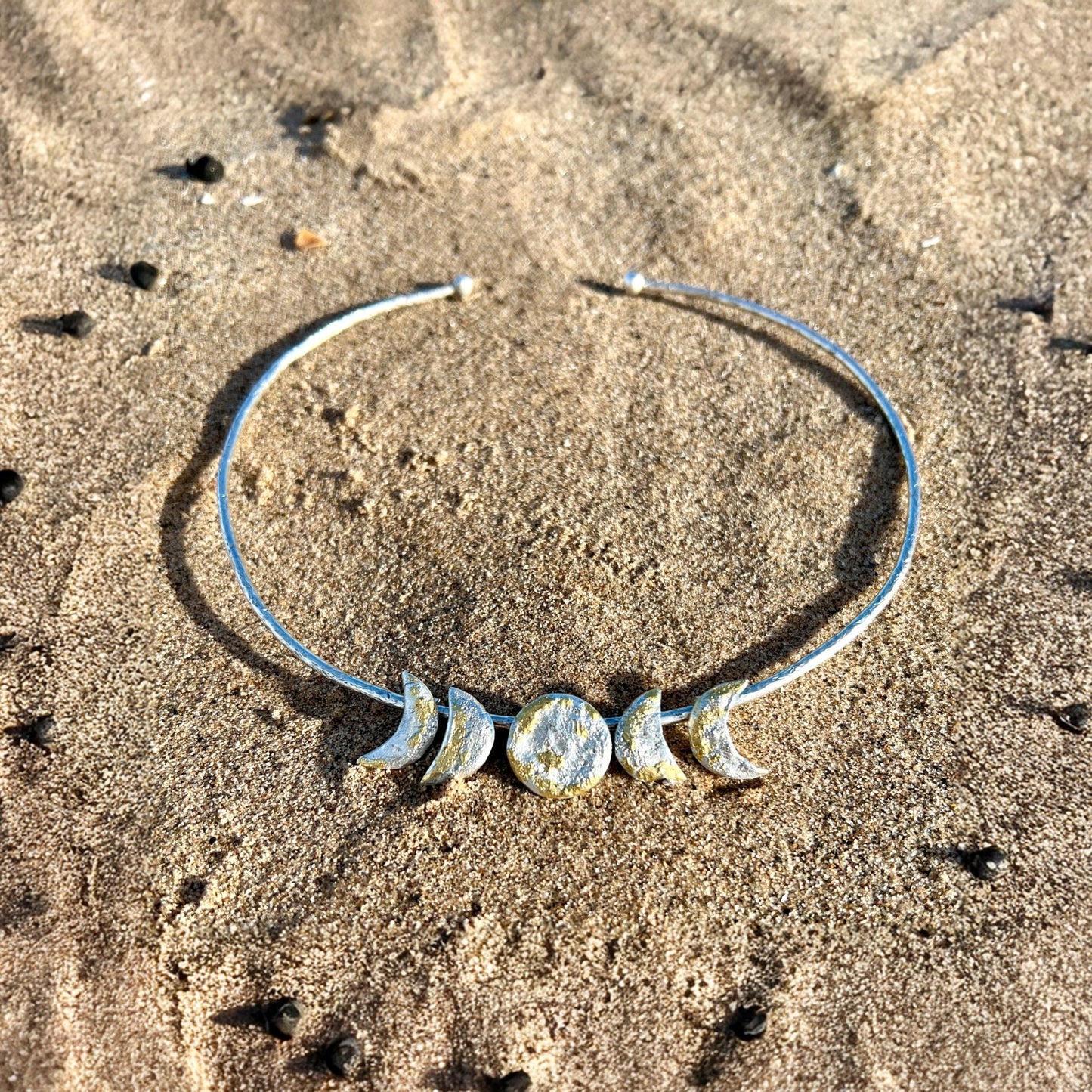 Moon Phases Choker — Mythic Goddess Collection - 6 elements Studio