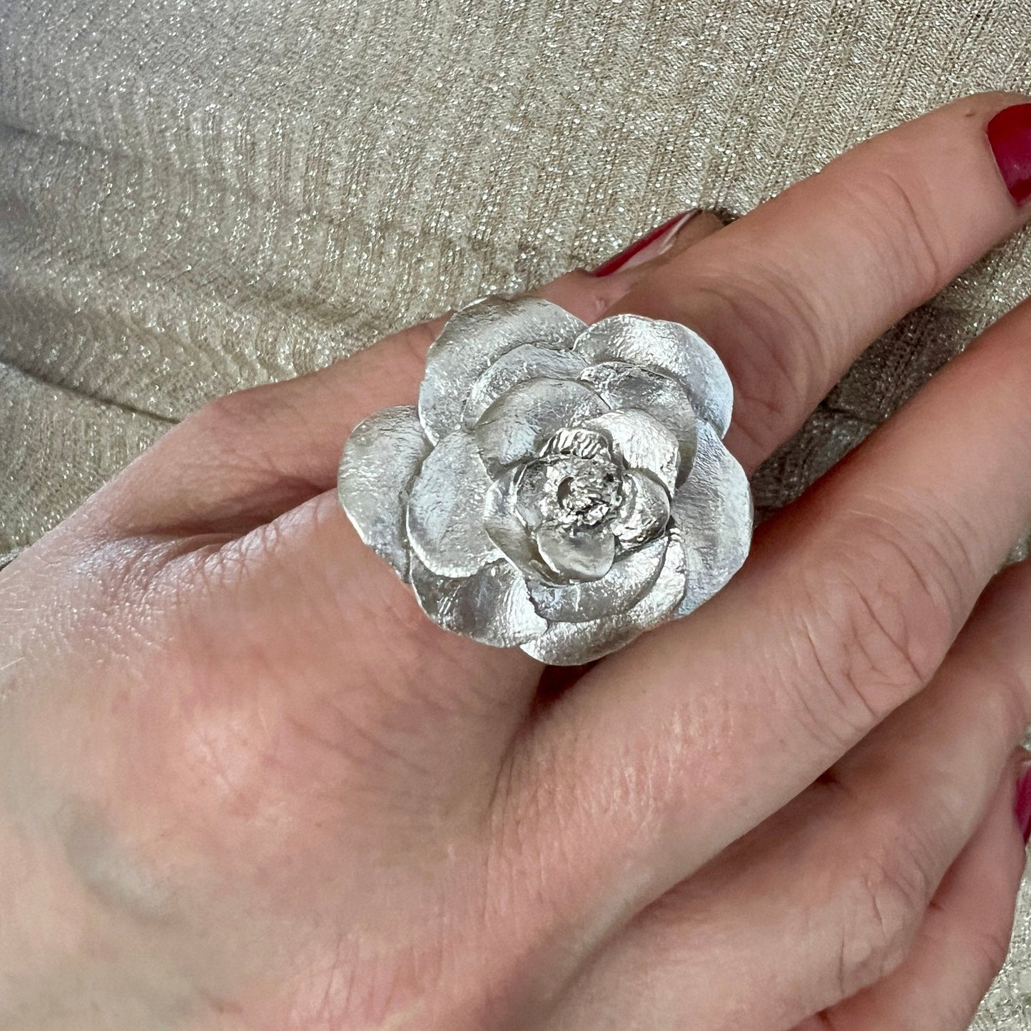 Rose Flower Ring – Goddess in You Collection- 6 elements Studio