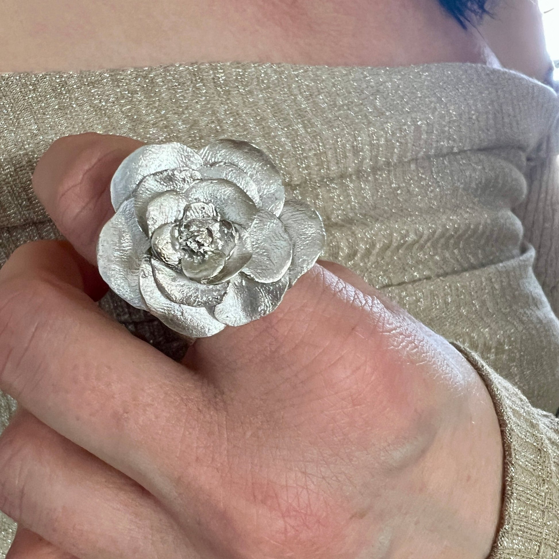 Rose Flower Ring – Goddess in You Collection 6 elements Studio