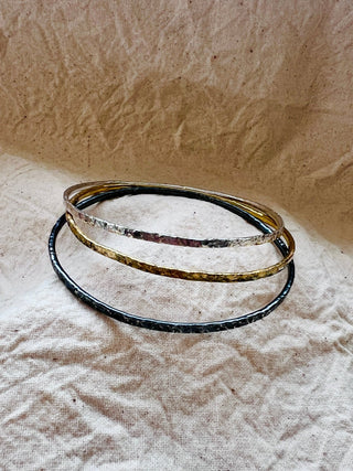 Silver Bangles Trio – Earth, Air and Light - 6 elements Studio