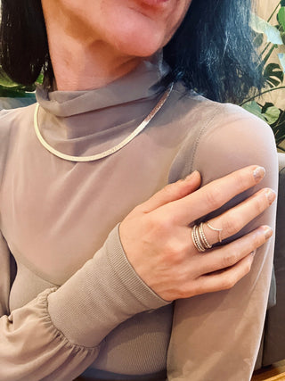 Silver Moon Goddess Choker – Six Elements Necklace - 6 elements Studio