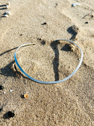 Silver Moon Goddess Choker – Six Elements Necklace - 6 elements Studio