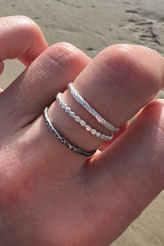 Six Elements Goddess- Air Silver Ring – The Expressive One