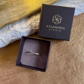 Six Elements Goddess - Fire 9ct gold Ring - 6 elements Studio