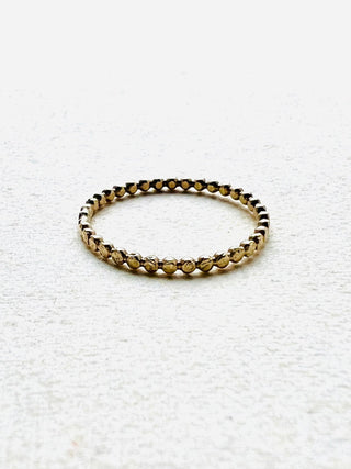 Six Elements Goddess - Light 9ct Gold Ring - 6 elements Studio