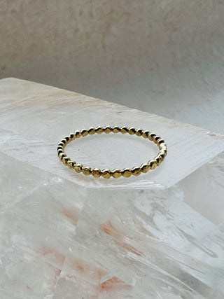 Six Elements Goddess - Light 9ct Gold Ring - 6 elements Studio