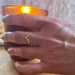 Six Elements Goddess - Spirit 9ct Gold Ring - 6 elements Studio